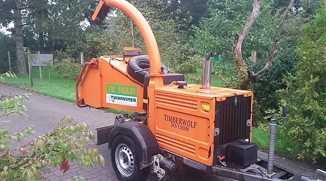 Verhuur versnipperaar De Tuinruimer